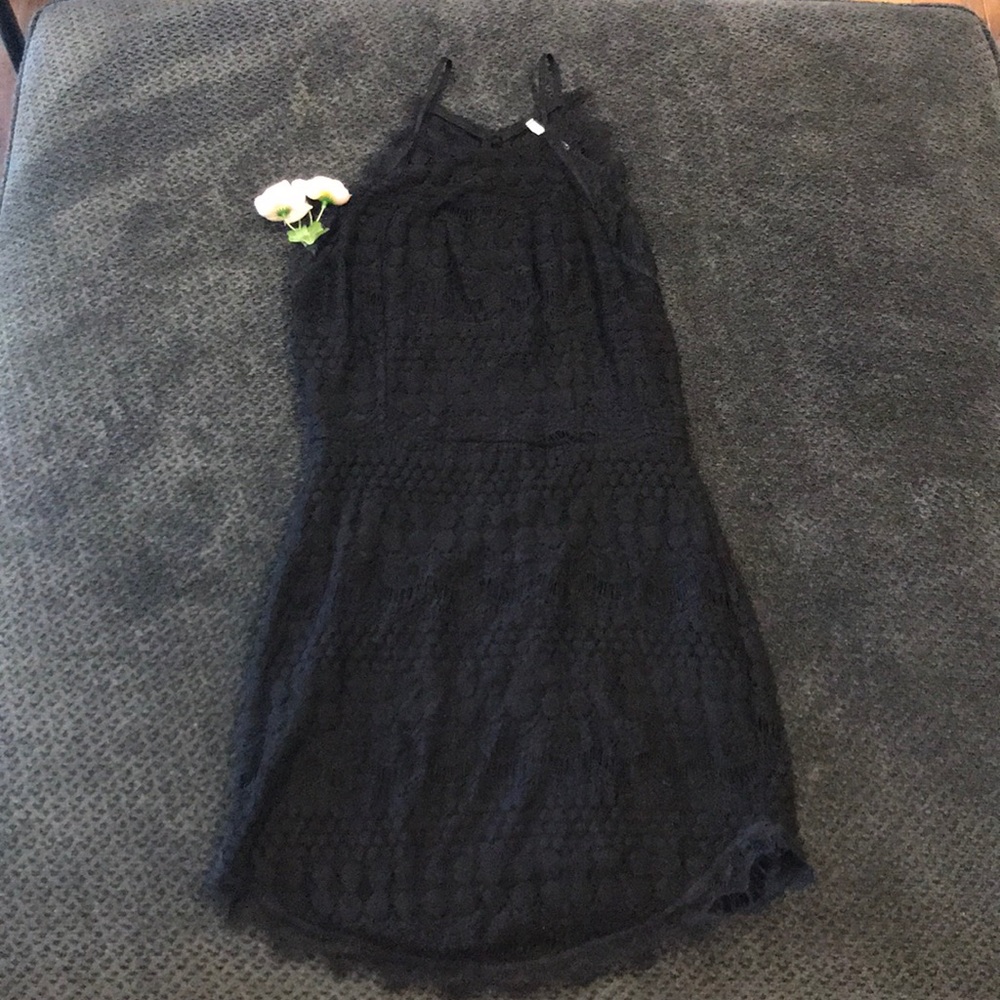 Lacey black dress